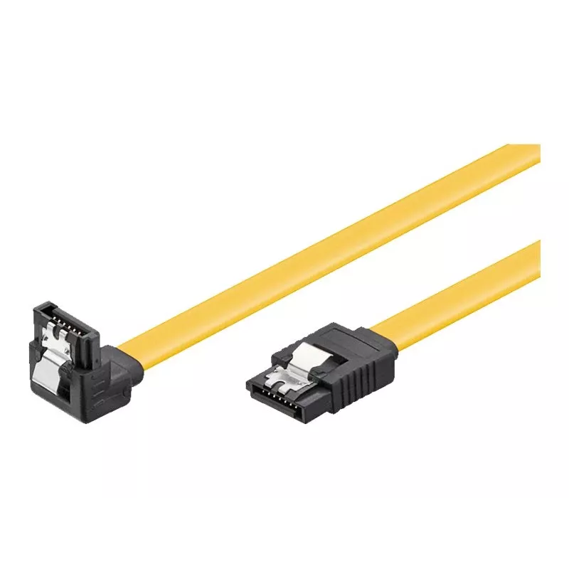 Wentronic Goobay Kabel S-ATA do dysku twardego, 0,5 m - S-ATA L-Type > L-Type 90° (95020)