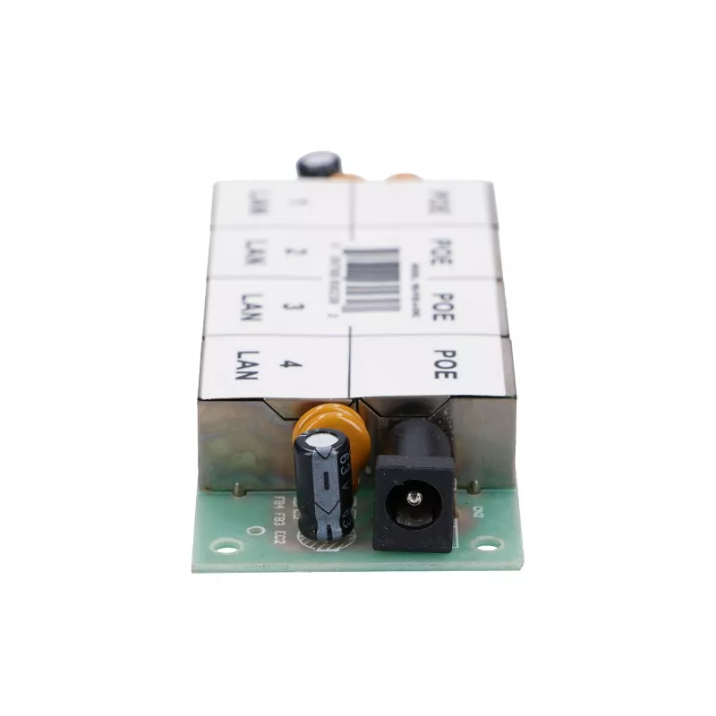 Iniektor PoE Extralink 4-portowy 4x 100Mb/s RJ45, Fast Ethernet, 48 V, bez obudowy