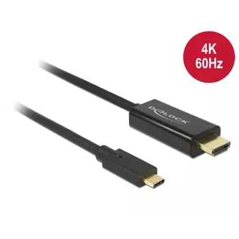 Kabel wideo DeLOCK 85291 USB Type-C HDMI 2 m Czarny