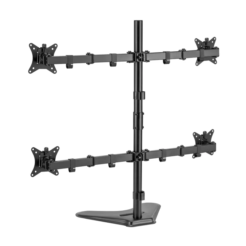 Uchwyt LCD SBOX LCD-F048-2 do wyświetlaczy 17–32 cali, obsługuje 4×9 kg, VESA 100×100