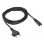 Kabel zasilający Akyga AK-RD-01A CEE 7/16 – IEC C7 (ósemka), CCA, 1,5 m