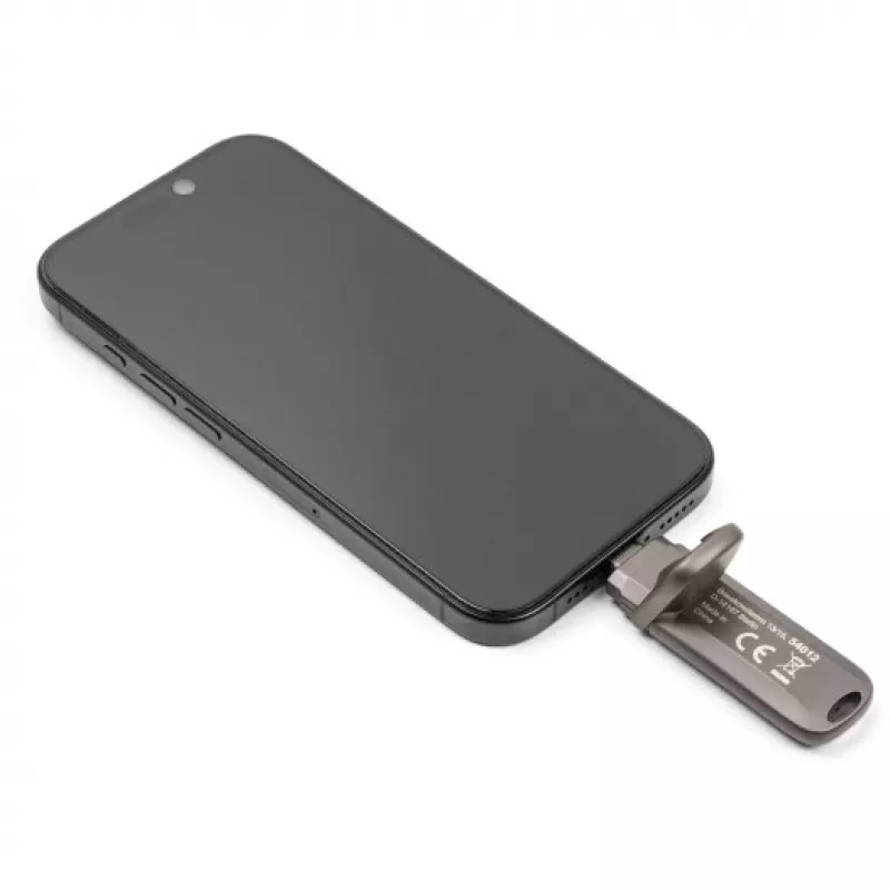 Pendrive DeLOCK 54012 256 GB USB Type-C szary