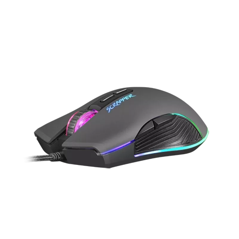 Mysz FURY Scrapper dla graczy symetryczna USB Typ-A Optyczna 6400 DPI