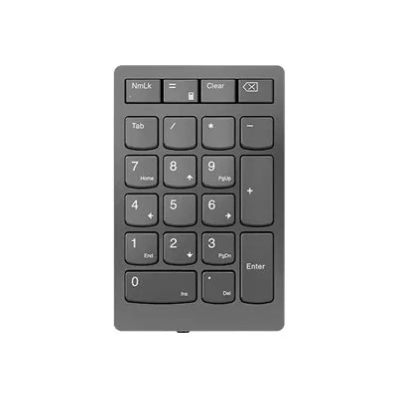 Klawiatura numeryczna Lenovo 4Y41C33791 uniwersalna RF Wireless szara
