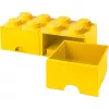 LEGO Drawer Brick 8 — żółta (model 40061732) szuflada do przechowywania klocków i małych części