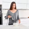 Blender ręczny Czarny & Decker BXHBA1500E — 1500 W blender ręczny z wałkiem ze stali nierdzewnej, 20 prędkości, rozdrabniacz, trzepaczka, funkcja pulse