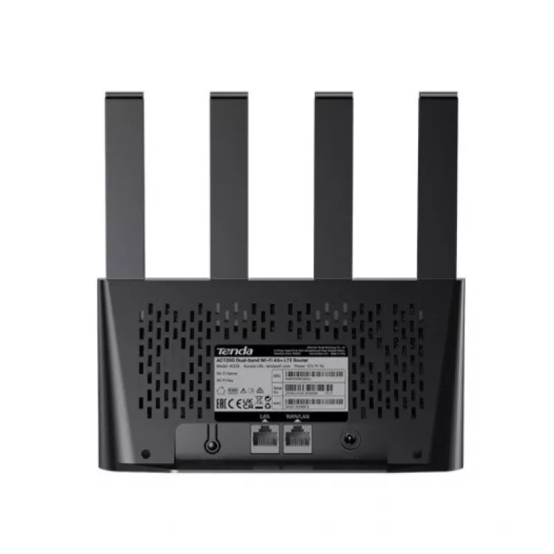 Router TENDA 4G08 4G LTE Wi‑Fi dwupasmowy 2,4/5 GHz, 4 zintegrowane anteny, 2 porty LAN, do 867/300 Mbps