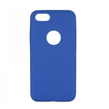 Etui na telefon Tellur cienki Synthetic Leather Cover do iPhone 8 — niebieskie, smukłe etui ochronne