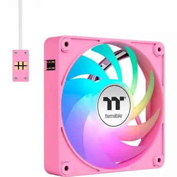 Thermaltake CT120 EX ARGB 120mm Różowy 3-Pack Wentylatory Obudowy