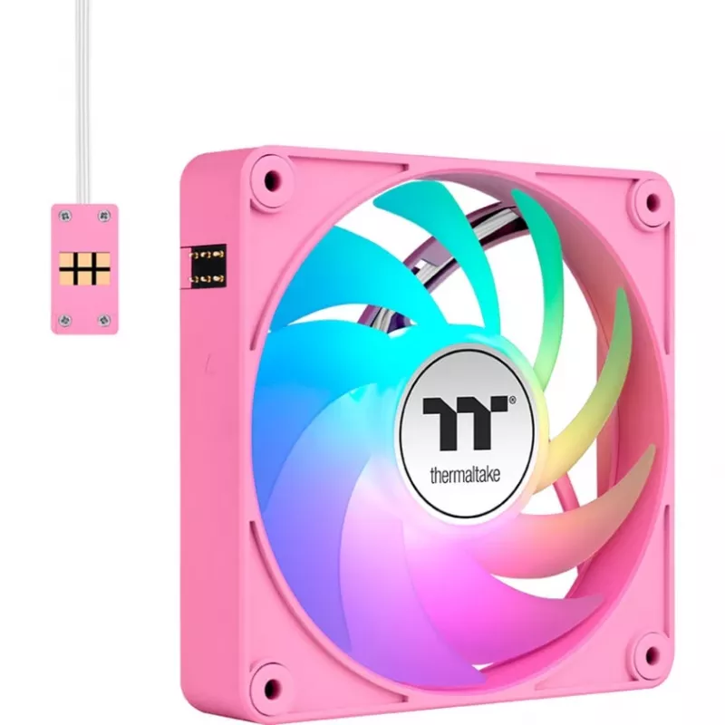 Thermaltake CT120 EX ARGB 120mm Różowy 3-Pack Wentylatory Obudowy