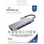 MEDIARANGE MRCS510 - USB 3.2 Gen 1 (3.1 Gen 1) Type-C - USB 3.2 Gen 1 (3.1 Gen 1) Type-A - USB 3.2 Gen 1 (3.1 Gen 1) Type-C - 3840 x 2160 pikseli - SD,SDHC,SDXC - 5000 Mbit/s - Srebrny