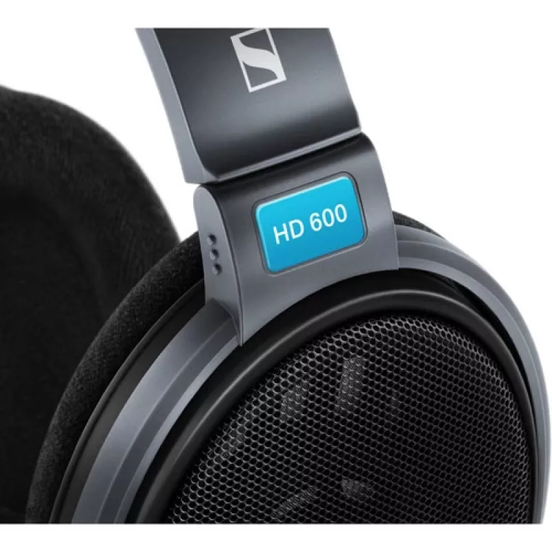 Słuchawki Sennheiser HD 600 z pałąkiem, złącze 3,5 mm, czarno-szare
