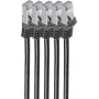 Kabel sieciowy ShiverPeaks BS75511-S-SET5 Czarny 1m Cat7 S/FTP