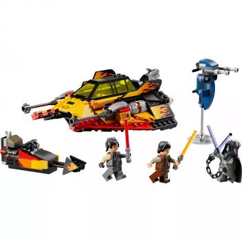 LEGO Star Wars Flame Speeder 75414 zestaw pojazdu śnieżnego — 349 elementów, 3 minifigurki, wiek 7+