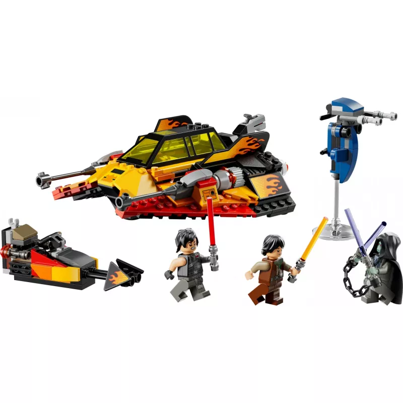 LEGO Star Wars Flame Speeder 75414 zestaw pojazdu śnieżnego — 349 elementów, 3 minifigurki, wiek 7+