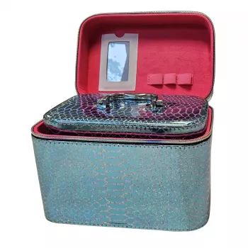 Extralink LIFESTYLE KOSMETYCZKA DAMSKA ORGANIZER KUFEREK NA KOSMETYKI 3W1 247