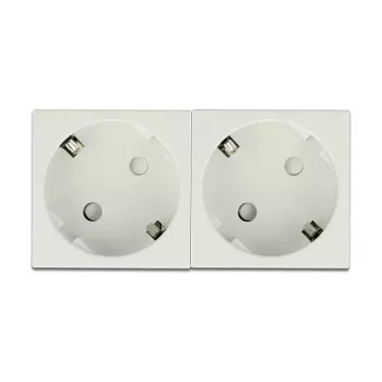 Gniazdo wtykowe CEE 7/3 DELOCK 81322 — 3P+N+PE, 250 V, 16 A, ABS, białe