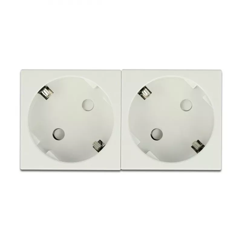 Gniazdo wtykowe CEE 7/3 DELOCK 81322 — 3P+N+PE, 250 V, 16 A, ABS, białe