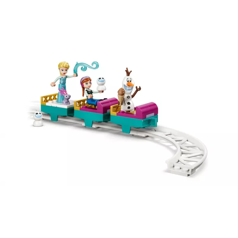 LEGO DISNEY 43281 Lodowy Zamek Elsy i Przygoda na Śnieżnym Torze