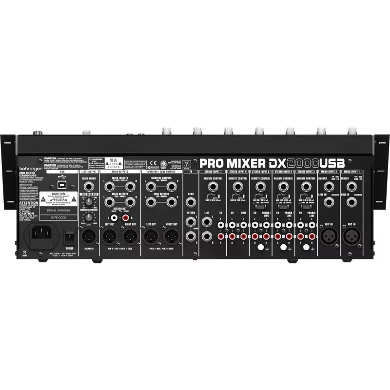 Behringer DX2000USB 7-kanałowy mikser audio