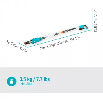 Gardena TCS 20 / 18V P4A 5 cm litowo-jonowy czarny niebieski pomarańczowy