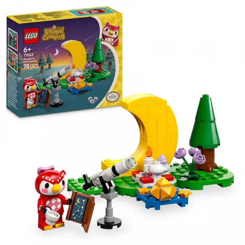Zabawka konstrukcyjna LEGO Animal Crossing Obserwacja gwiazd z Eufemią zestaw 77053