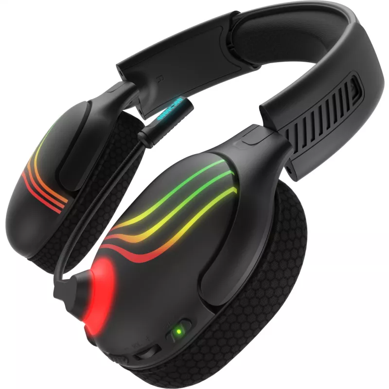 Słuchawki/zestaw słuchawkowy PDP 049-032-BK Bezprzewodowy Nagłowny Gaming Bluetooth Czarny