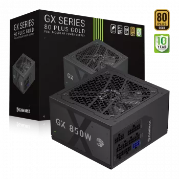 Zasilacz Gamemax, 80 PLUS, Gold | GX 850GF | 850 W