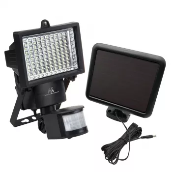 Maclean MCE442 Lampa solarna LED reflektor z czujnikiem ruchu naścienna lampa zmierzchowa IP44 6W 6000K