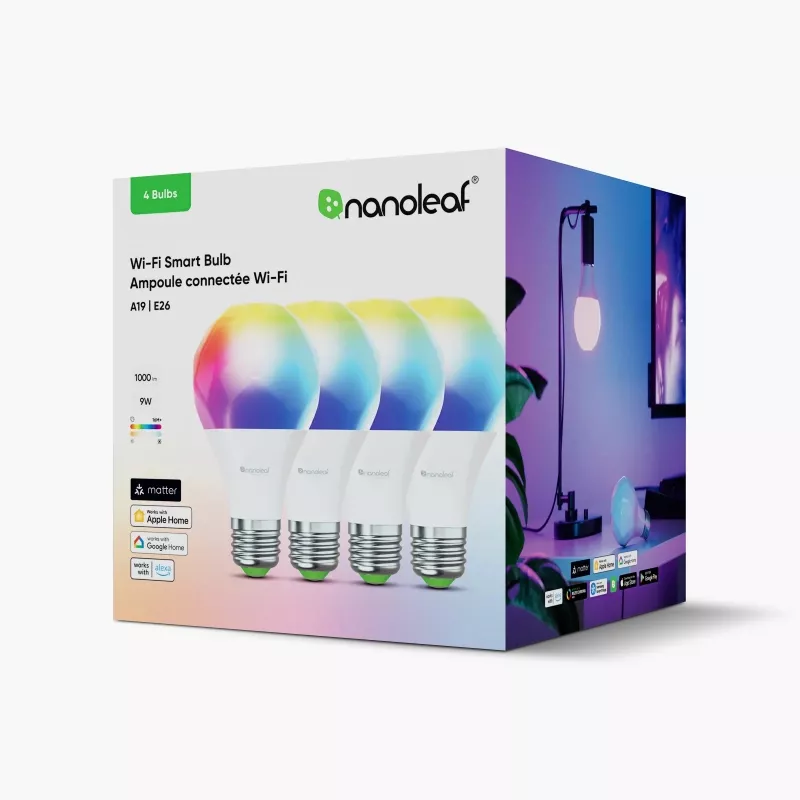 Inteligentna żarówka Nanoleaf Essentials A60 900 lm 2700–6500 K E27 9 W RGBCW
