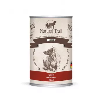 NATURAL TRAIL Wołowina - Mokra karma dla psów - 400 g