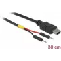 Kabel USB DeLOCK 85414 Mini-USB B 0,3 m Czarny