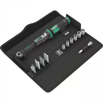 Klucz dynamometryczny Click-Torque 1/4'' 2.5-25 Nm, 20 części