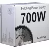 Inter-Tech SL-700 Plus - Zasilacz (wewnętrzny) - ATX12V 2.4 - AC 230 V - 700 W - aktywny PFC (88882141)