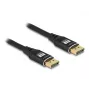Kabel DisplayPort DeLOCK 8K 60 Hz 3 m czarny metal