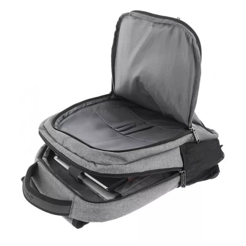 Plecak na laptopa Tellur Companion 15.6 cala z portem USB, szary
