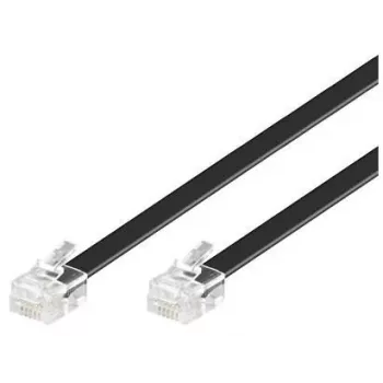 Kabel telefoniczny Microconnect MPK102S RJ-11 RJ-11 2 m Czarny