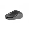 Bezprzewodowa mysz optyczna biurowa NATEC Toucan Office RF — oburęczna, 1600 DPI, 3 przyciski, kółko, szaro-czarna