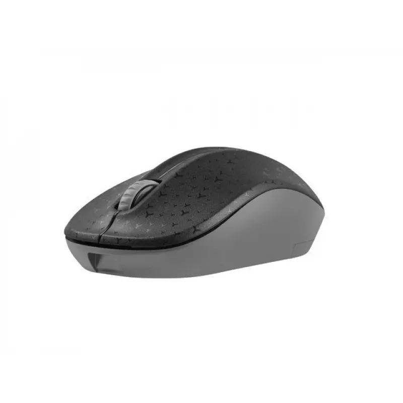 Bezprzewodowa mysz optyczna biurowa NATEC Toucan Office RF — oburęczna, 1600 DPI, 3 przyciski, kółko, szaro-czarna