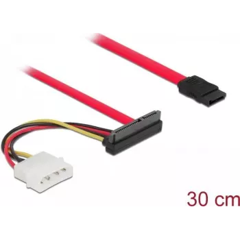 Kabel SATA DeLOCK 86078 0,5 m SATA 7-pin SATA 22-pin Molex
