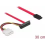 Kabel SATA DeLOCK 86078 0,5 m SATA 7-pin SATA 22-pin Molex