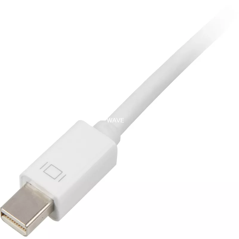 Sharkoon Przejściówka mini DisplayPort -> DVI 15cm Biała