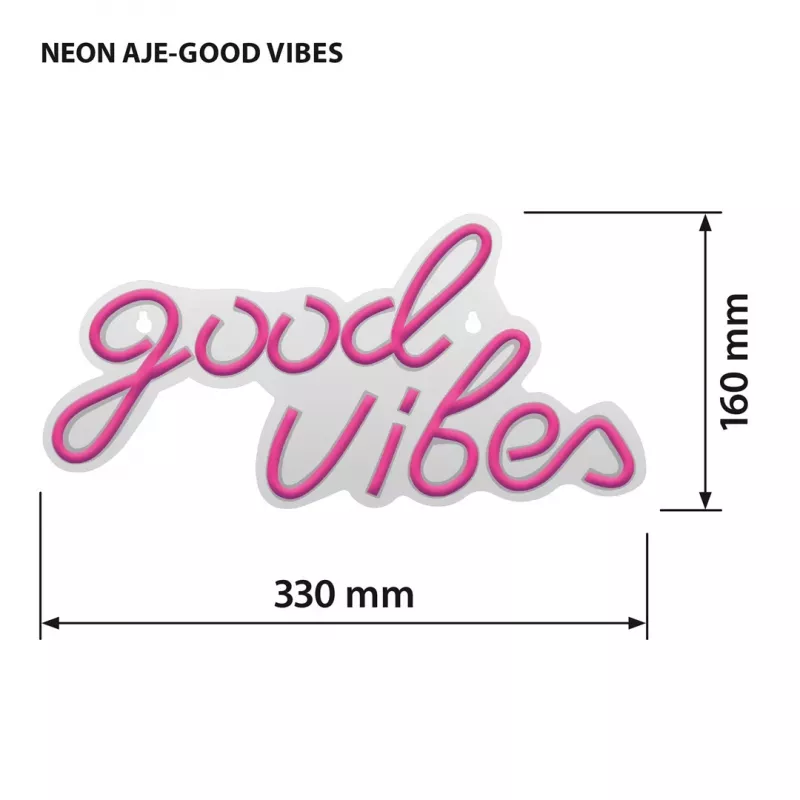 Neonowy znak LED Activejet AJE-NEON VIBES