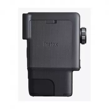 Natychmiastowy aparat fotograficzny Fujifilm Instax mini evo Cinema — matryca 1/5 cala CMOS 2560×1920, zdjęcie 62×46 mm, wbudowana lampa błyskowa, czarny