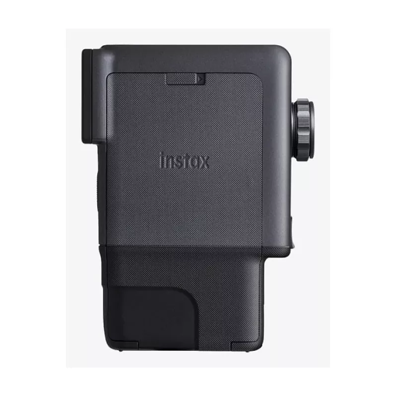 Natychmiastowy aparat fotograficzny Fujifilm Instax mini evo Cinema — matryca 1/5 cala CMOS 2560×1920, zdjęcie 62×46 mm, wbudowana lampa błyskowa, czarny