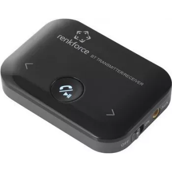 Renkforce RF-BTR-150 Nadajnik/odbiornik muzyczny Bluetooth® Bluetooth 5.0 8 m bateria zintegrowana (RF-5087932)
