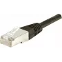 Kabel sieciowy Dexlan 858376 1m Cat6a S/FTP Czarny