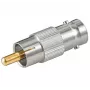 Microconnect BNCRCAADAPTOR przejściówka RCA BNC Srebrny