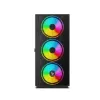 SAVIO Obudowa PC Raptor X1 ARGB Glass/Mesh Czarna