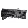 A4Tech KM-72620D - Zestaw klawiatury i myszy - USB - US - Czarny